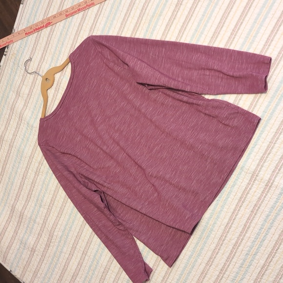 Tabot's Raspberry Long Sleeve Top - Picture 6 of 6